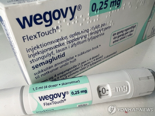 노보노디스크의 비만 치료제 '위고비'  사진 연합뉴스